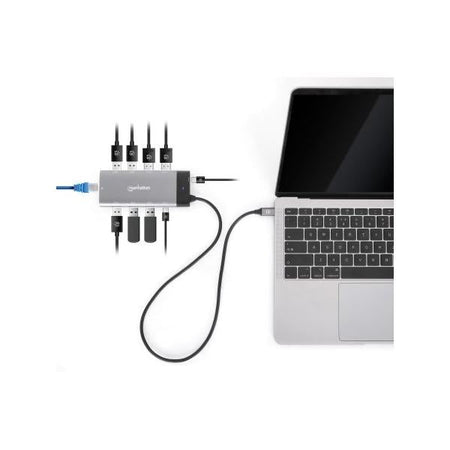 Docking Station USB-C PD Doppio Monitor 8K Multiporta 10 in 1