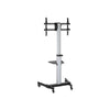 Carrello TV 37''-86'' Multimediale in Alluminio Regolabile in Altezza