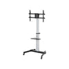 Carrello TV 37''-86'' Multimediale in Alluminio Regolabile in Altezza