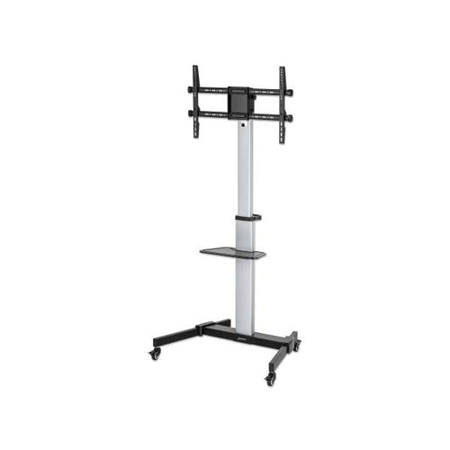 Carrello TV 37''-86'' Multimediale in Alluminio Regolabile in Altezza