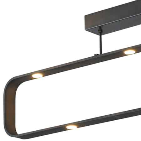 Plafoniera da soffitto 7x5W a led caffè NOOK