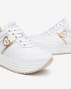 Nero Giardini sneakers donna in pelle bianco E512910D707