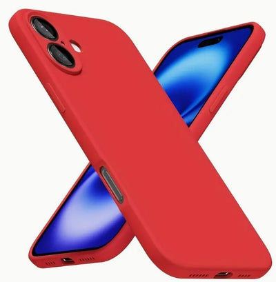 cover  silicone iphone 17 red