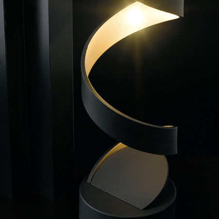 Lampada da tavolo 12W a led nero SPIRAL