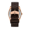 Orologio LUCIEN ROCHAT uomo Leman datario pelle marrone / oro rosa
