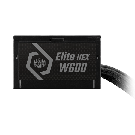 COOLER MASTER ALIMENTATORE EITE NEX W600 CABLEMESH 600W 80+NON MODULARE NERO