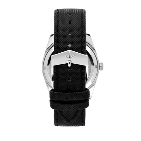 Orologio LUCIEN ROCHAT uomo Leman pelle nero / silver