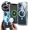 cover iphone 17  bicomponente trasparente  compatibile magsafe