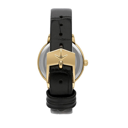 Orologio LUCIEN ROCHAT donna Charme pelle nero / dorato