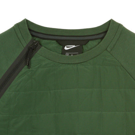 Nike Felpa Leggera Girocollo Uomo Pe Crew Winter Galactic Jade/black da uomo