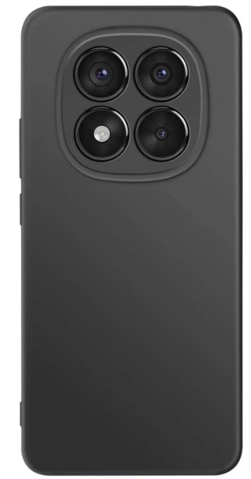cover in silicone per xiaomi redmi note 14 pro 4G nera