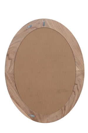 Biscottini Specchio Biscottini da parete ovale 64x4x84 foglia oro anticato orizzontale