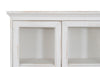 Biscottini VETRINETTA IN LEGNO FINITURA BIANCA ANTICATA L42XPR19XH76 CM STILE SHABBY