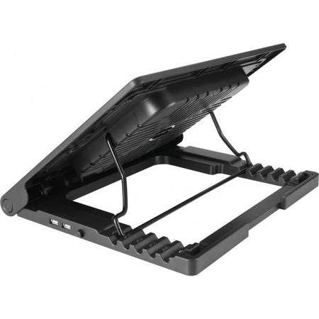 Tacens ABACUS Notebook Cooler per notebook 17", ventola da 18cm, 12dbA, HUB USB