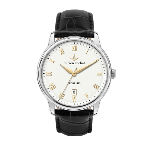 Lucien Rochat ICONIC – Orologio Uomo Pelle Nero Classico (R0451116001)