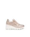 Nero Giardini sneakers donna con zeppa in pelle laminata E512943D675