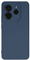 cover in silicone per xiaomi redmi note 14 pro 4G blu