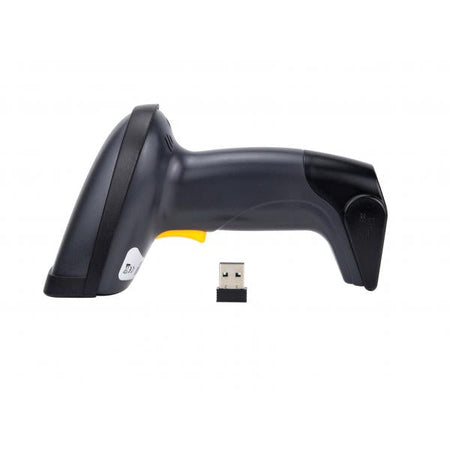 351024 lettore di codici a barre Lettore di codici a barre portatile 1D / 2D LED Nero