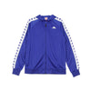 KAPPA Giacca Tuta Cappuccio Uomo Banda Zudai Slim Blue/white da uomo