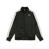 KAPPA Giacca Tuta Uomo Banda Anniston Slim Black/white da uomo