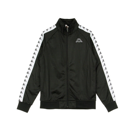KAPPA Giacca Tuta Uomo Banda Anniston Slim Black/white da uomo