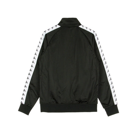 KAPPA Giacca Tuta Uomo Banda Anniston Slim Black/white da uomo