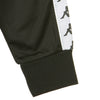 KAPPA Giacca Tuta Uomo Banda Anniston Slim Black/white da uomo