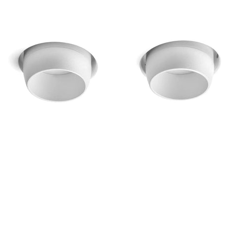 Faretto incasso Sforzin Illuminazione LELANTO T413 GU10 LED orientabile gesso alluminio