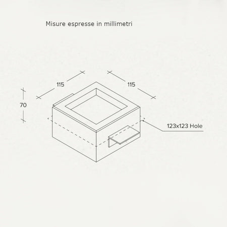 Faretto incasso Sforzin illuminazione FILIATRA' T382 GX53 LED soffitto cartongesso
