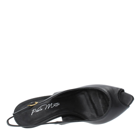 PAOLO MATTEI Scarpe con Tacco Nero da donna