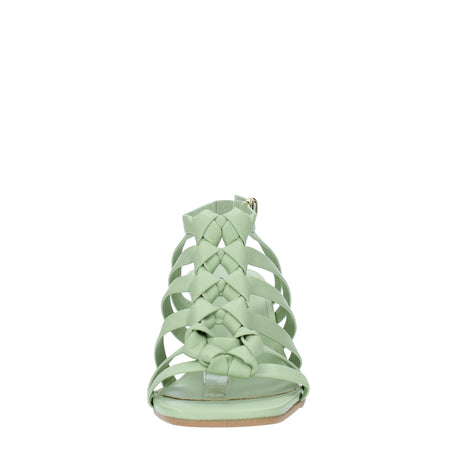 PAOLO MATTEI Sandali Verde da donna