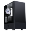 Case Itek SIISBE 3.0 - Gaming - 3x12cm ARGB fan - Alimentatore NON incluso - 2x USB 3.2 - Pannello Laterale trasparente - ATX, Micro Atx - Nero
