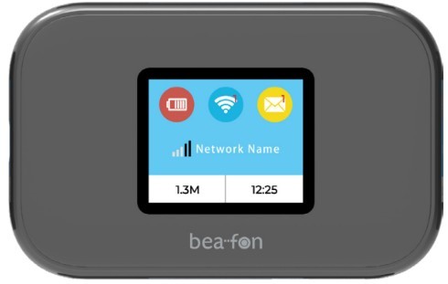 4G Router, Display 1,77, WPS, 300Mbps, CAT6,USB-C, up to 32 connections, 3000mAh,Firewall, micro SD slot