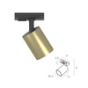 Binario Top Light MONO MIXKIT 200 N OR ORO GU10 LED MODULO INTEGRATO 4000K faretti yari orientabili moderno classico