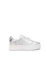 Nero Giardini sneakers donna in pelle laminata argento E513020D700