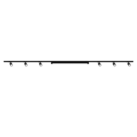 Binario Top Light MONO MIXKIT 300 N NE ARGO90 YARI GU10 LED modulo integrato orientabile faretti spot moderni soffitto