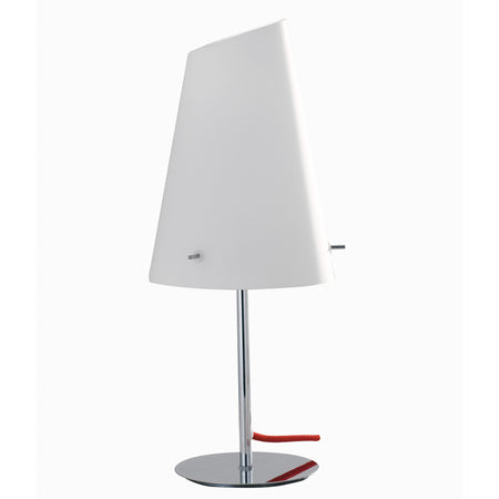 Lampada da tavolo 60W E27 altezza 44cm bianca LOCKE