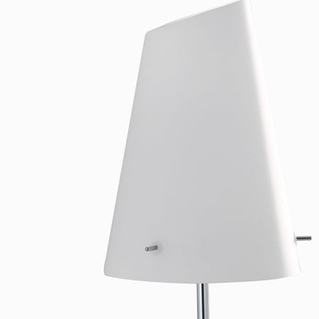 Lampada da tavolo 60W E27 altezza 44cm bianca LOCKE