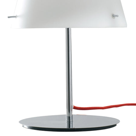 Lampada da tavolo 60W E27 altezza 65cm bianca LOCKE