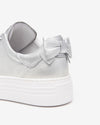 Nero Giardini sneakers donna in pelle laminata argento E513020D700