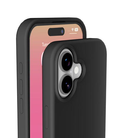 cover soft touch iphone 17 nera