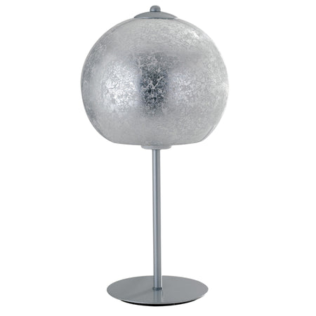 Lampada da tavolo 60W E27 argento GLAM