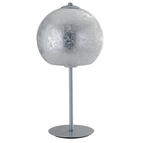 Lampada da tavolo 60W E27 argento GLAM