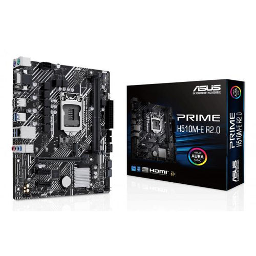 ASUS PRIME H510M-E R2.0 Intel H470 LGA 1200 [Socket H5] micro ATX (Prime H510M-E R2.0 Intel H470 - Lga 1200 [Socket H5] Micro - Atx - Warranty: 12M)