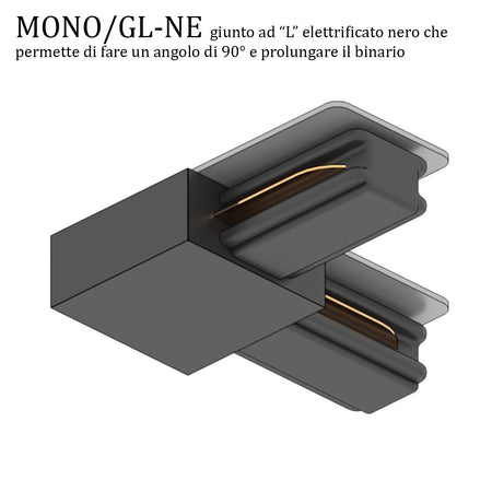 Binario Top Light MONO AMOSKIT 300L E27 LED lampada soffitto faretti spot orientabili moderno classico