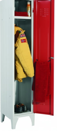 Armadietto spogliatoio ad 1 posto verniciato monoblocco cm. 35x50x180h