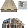 €9,99ml *** STOCK *** Pacco da 12ml di cornice decorativa in XPS Resinata per esterno 12x3x200cm GE/PD112 - Eternal Parquet