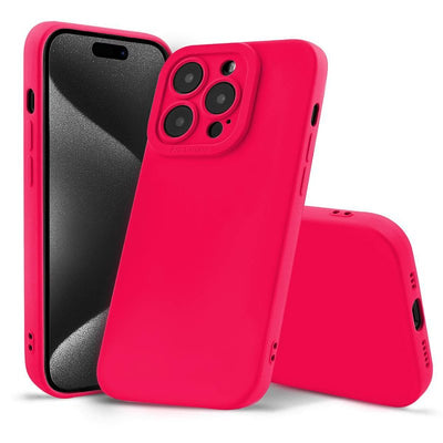 cover  silicone iphone 17 PRO MAX fucsia