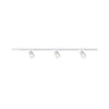 Binario Top Light MONO YARIKIT 100 BI BIANCO GU10 LED spot soffitto orientabili moderni