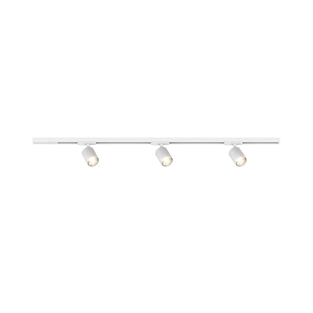 Binario Top Light MONO YARIKIT 100 BI BIANCO GU10 LED spot soffitto orientabili moderni